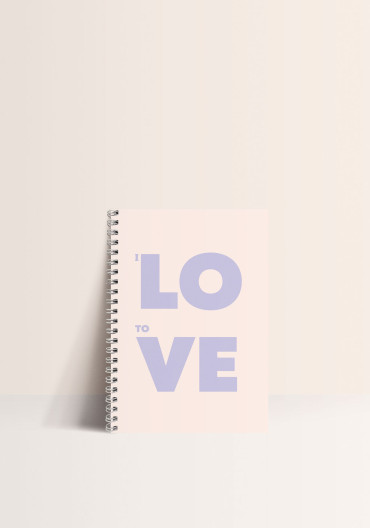 Carnet de notes - I Love to Love
