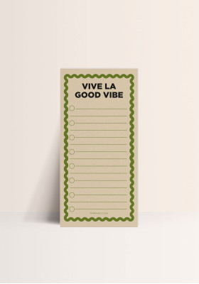 Bloc notes - Vive la vie