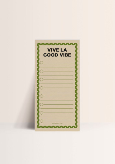 Bloc notes - Vive la vie