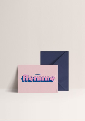 Carte - Grosse Flemme