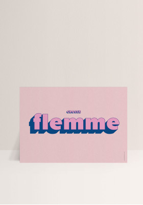 Poster - Grosse Flemme