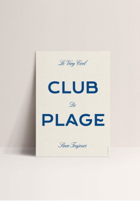 Poster - Club de plage