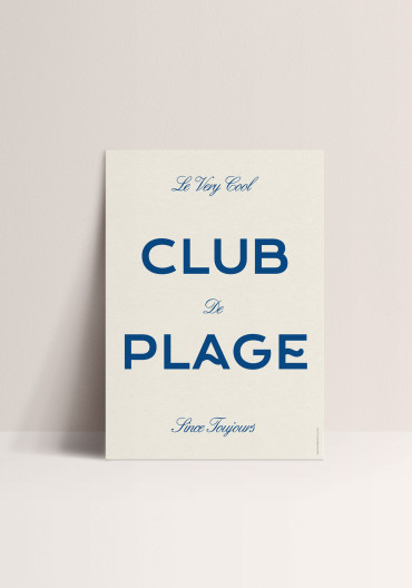 Poster - Club de plage
