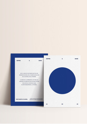 Invitation - Bleu-Absolu