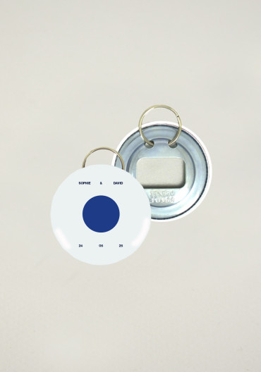 Bottle opener- Bleu Absolu