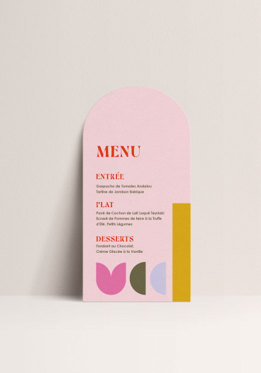 Menu - Wild Tulip