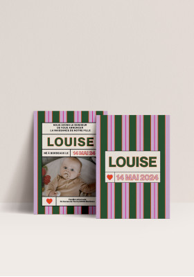 Birth announcement -  Wallpaper