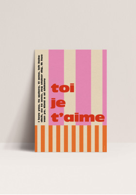 Poster - Toi, Je t'aime