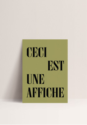 Poster -  Ceci est une affiche