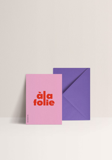 Card - A la Folie