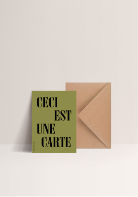 Carte - Ceci est une carte