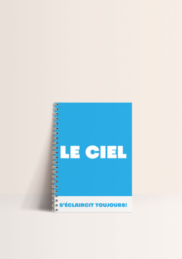 Carnet de notes - Le ciel s'éclaircit toujours