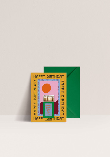 Carte Anniversaire - Happy Birthday to you