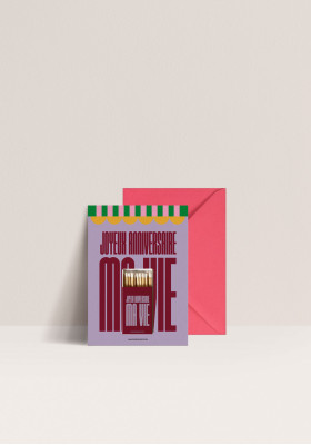 Carte Anniversaire - Joyeux anniversaire ma Vie
