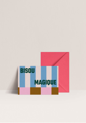 Carte - Bisou magique
