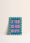 Notebook - Eat Italian, Kiss French