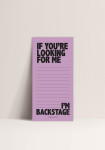 Bloc Note - If you're looking for me