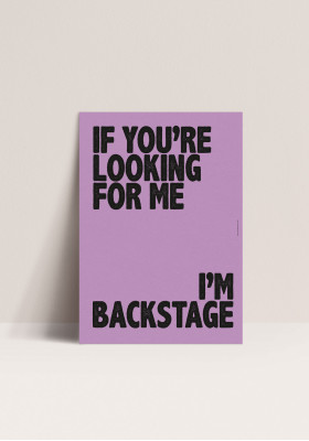 Poster -  If you're looking for me