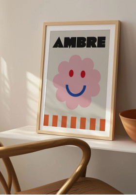 Poster naissance personnalisé - Happy Kids
