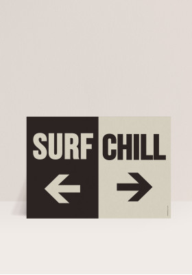 Poster - Surf or Chill