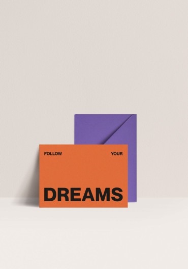 Card - Follow your dreams