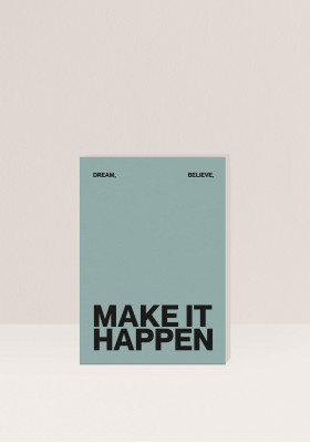 AGENDA 26 - Dream, Believe, Make it Happen