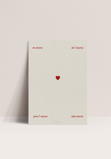 Poster - Par amour de l'amour