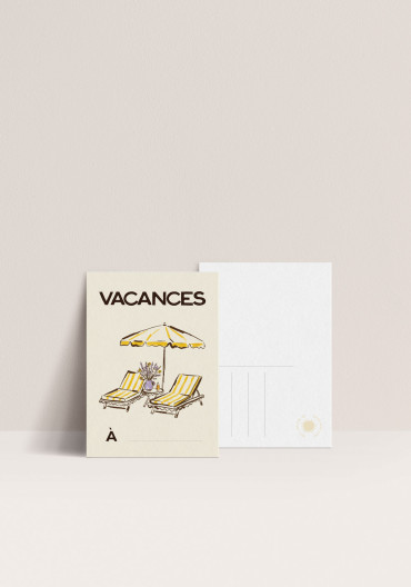 Post Card Agathe + Lise - Vacances à