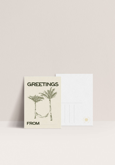 Carte postale Agathe + Lise - Greetings from