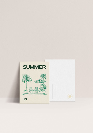Carte postale Agathe + Lise - Summer in