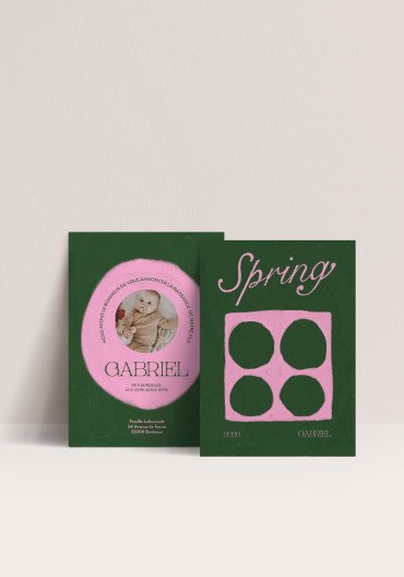 Birth announcement - Four Seasons