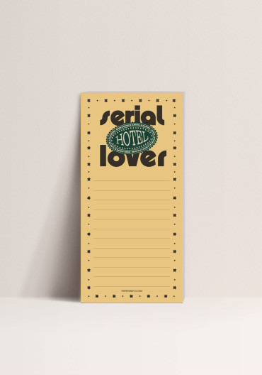 Bloc notes - Serial Hotel Lover